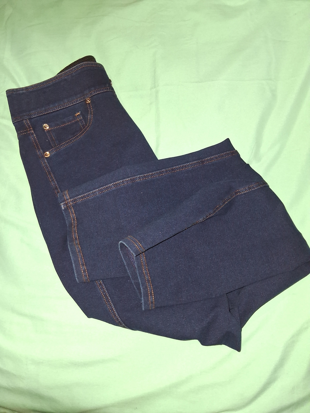 💙 NWOT Womens NyGard XS 4 Very Dark Wash Blue Jeans Casual Dressy Comfy